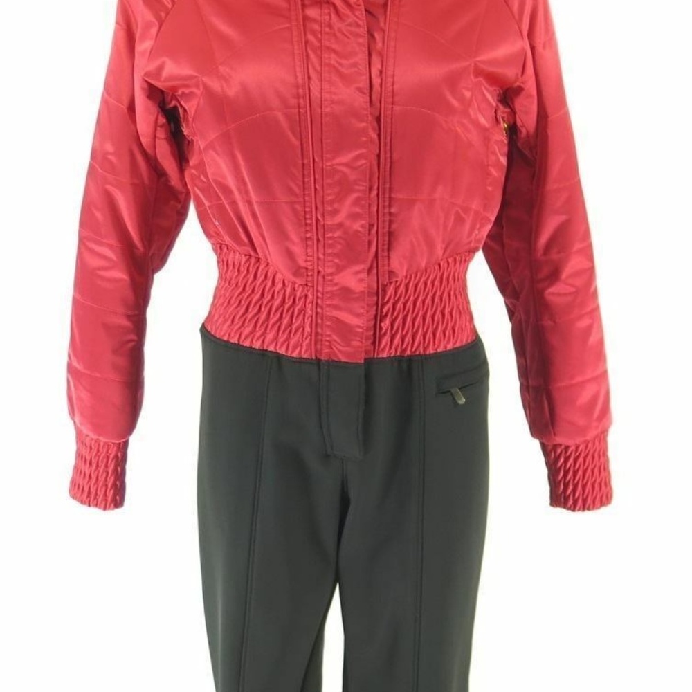 Coulior Performance Ski Suit Womens 8 Medium Red